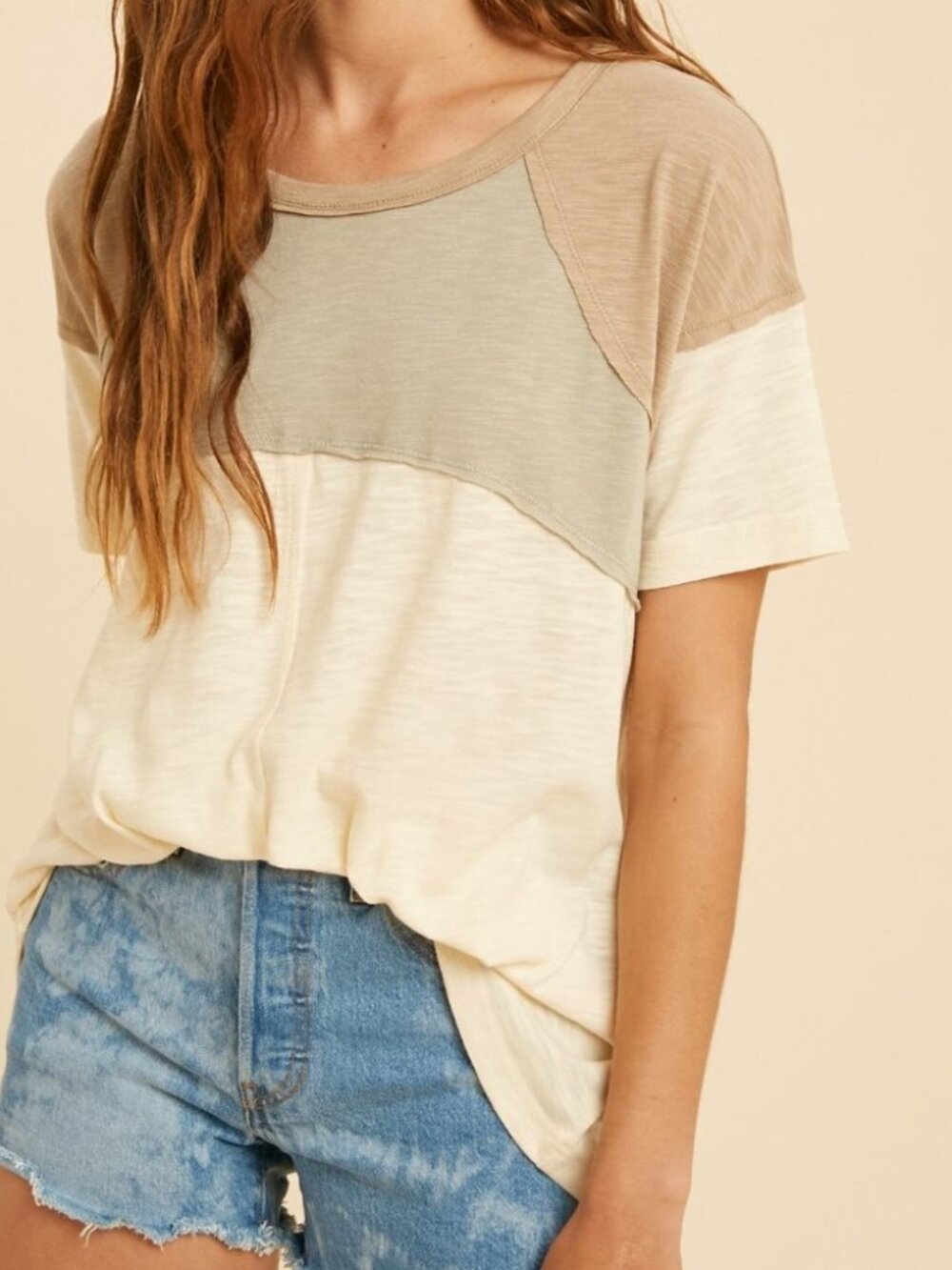 Color Block Tee - Picture 2 of 4